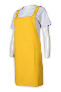 AP153 訂製全身圍裙 螢光黃 72*40 圍裙生產商